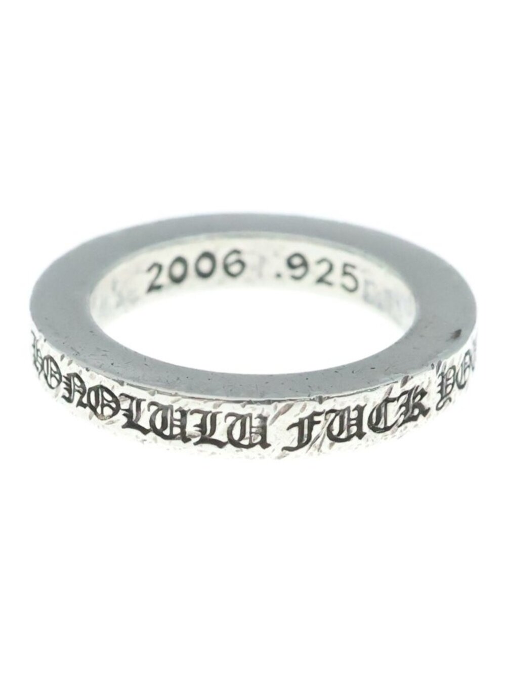 Chrome Hearts Spacer Fckyou Ring Silver